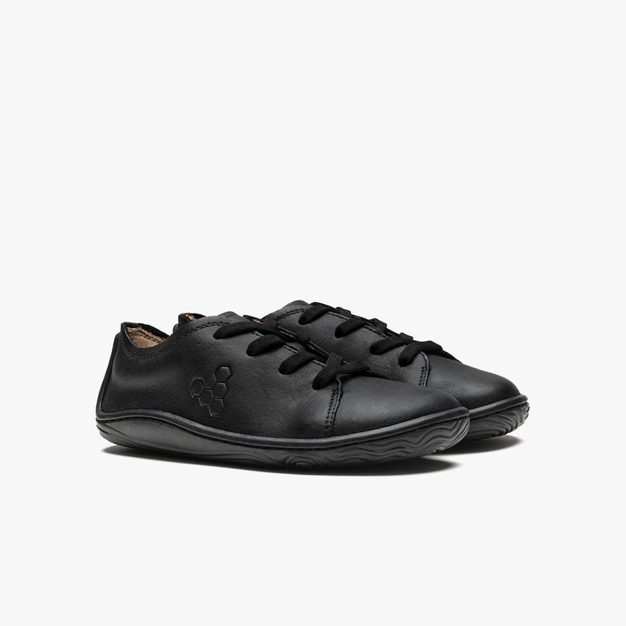 Vivobarefoot Addis School Junior Vrijetijdsschoenen Kinderen Zwart | Nederland 0238RVDW